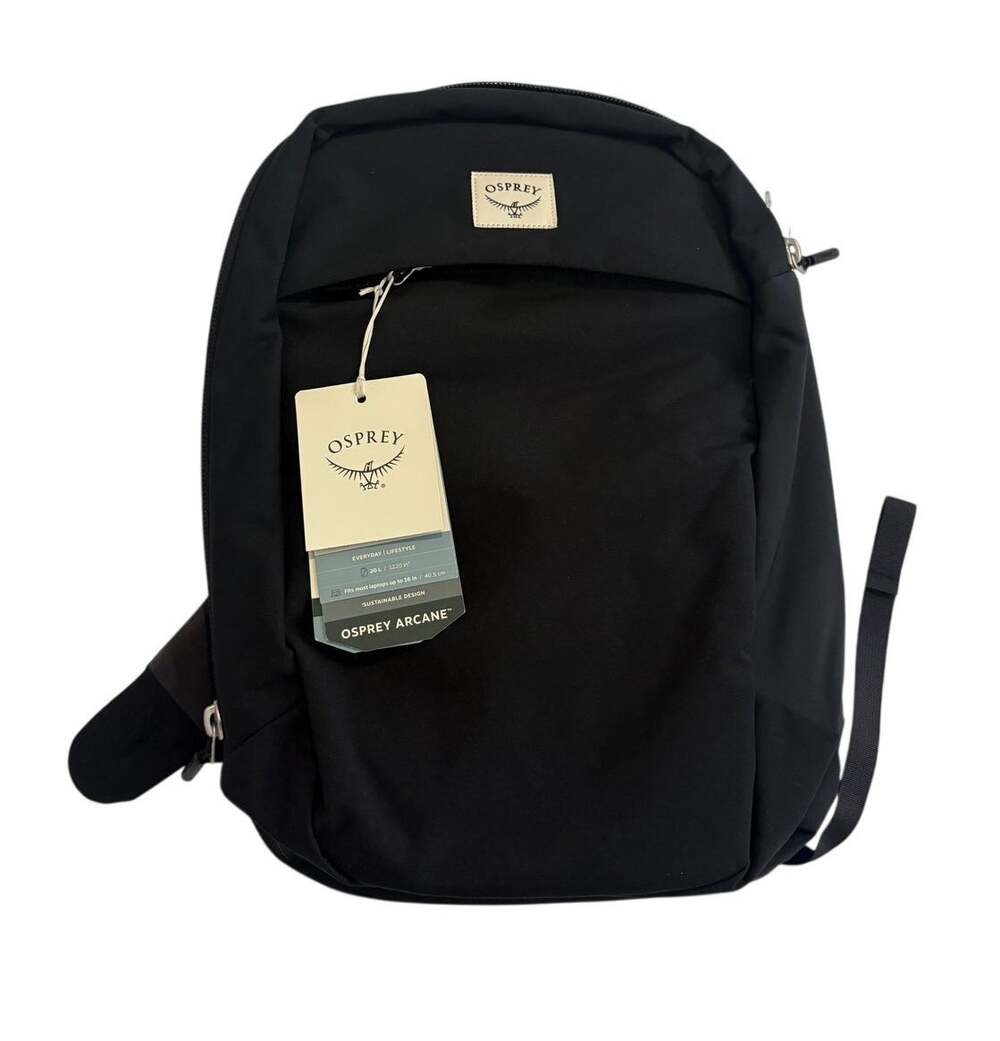 New Osprey Arcane Large Day Backpack Black 20L 1220 cu.in Everyday Lifestyle Bag